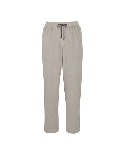 Sease Gray Slim-Fit Trousers for men