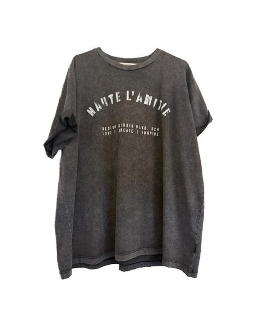 T-Shirts Haute L'Amitié de color Black