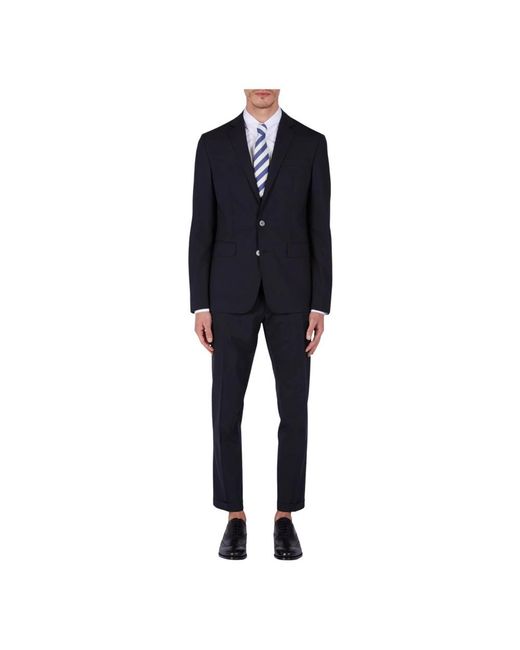 DSquared² Kostuums ,Zwart ,Wol 900C Giaccapanta Jacket in het Blue voor heren