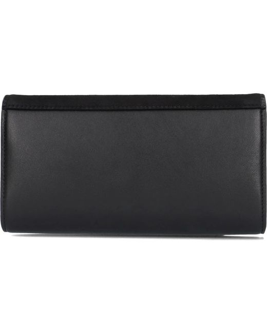 Peter Kaiser Tassen ,Zwart ,Leer Elegante Zwarte Clutch Voor Vrouwen in het Black