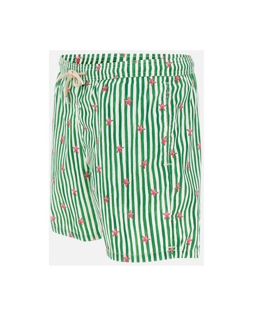Mc2 Saint Barth Green Beachwear for men