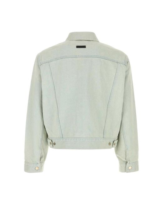 Fear Of God Green Denim Jackets for men