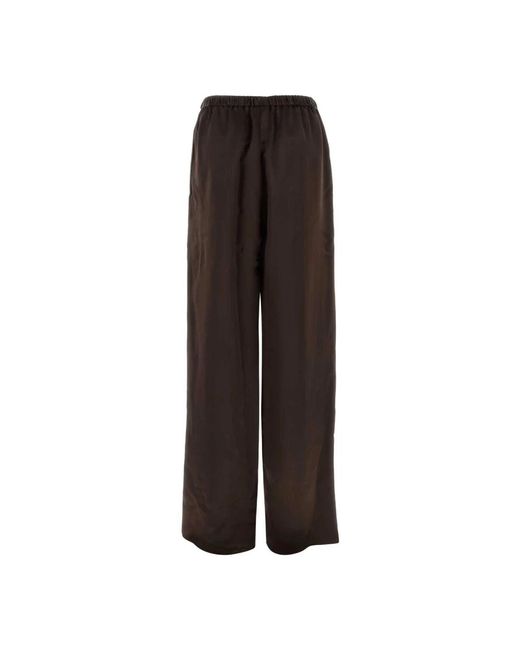 Ferragamo Brown Wide Trousers