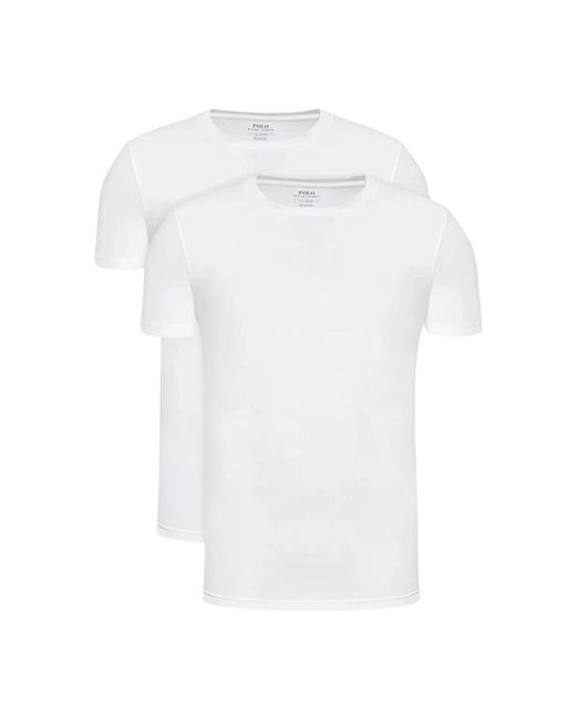 Ralph Lauren 2er-pack stretch t-shirts - weiß in White für Herren