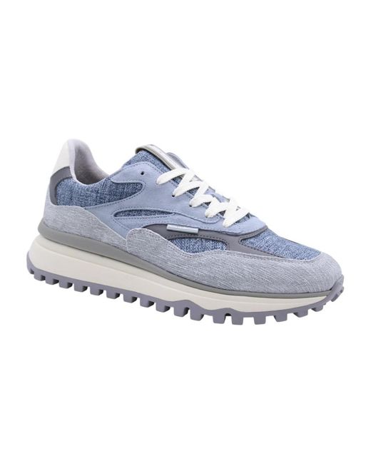 Floris Van Bommel Blue Sneakers for men