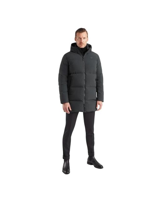 UBR Jassen ,Groen ,Leer Titan Parka in het Black voor heren