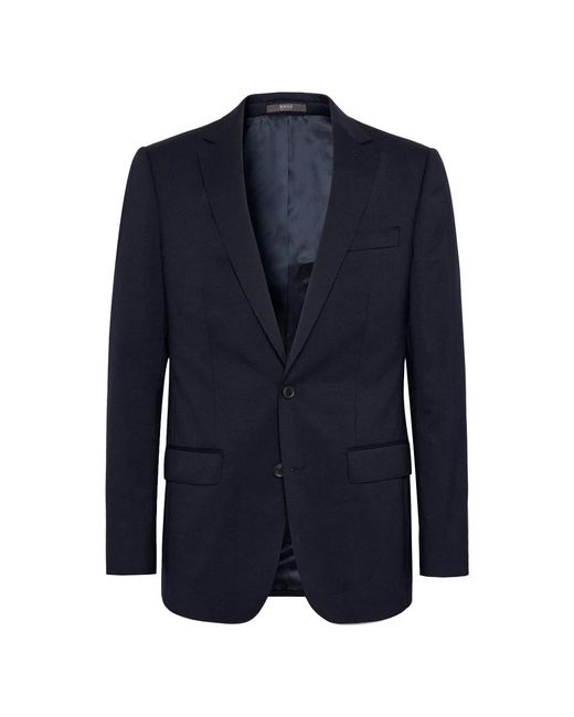Boggi Jassen ,Blauw ,Wol Stretch Wool Blazer in het Blue voor heren