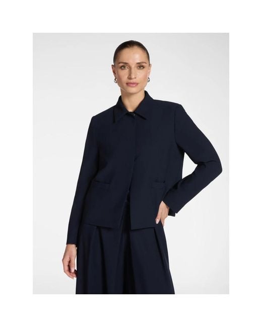 Light Jackets Elena Miro de color Blue