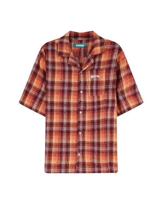 Barrow Red Short Sleeve Shirts for men