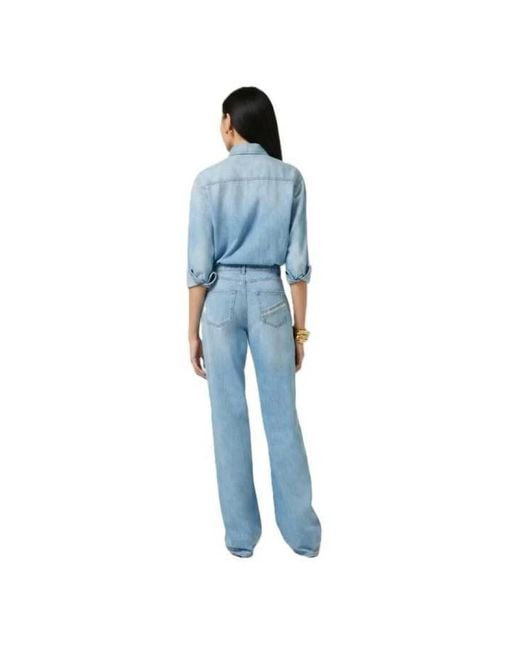 Elisabetta Franchi Blue Jumpsuits
