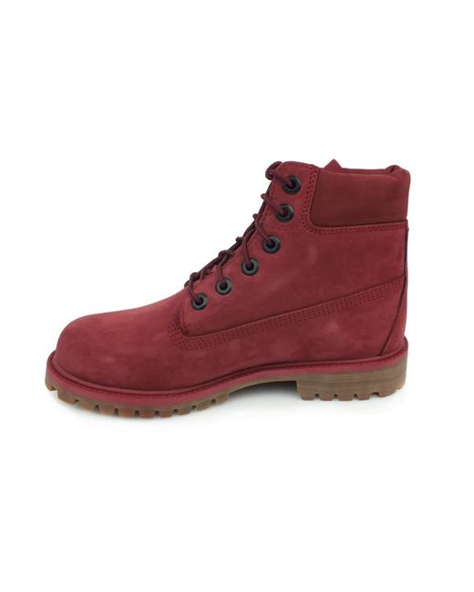 Timberland Lace-Up Laarzen in het Red