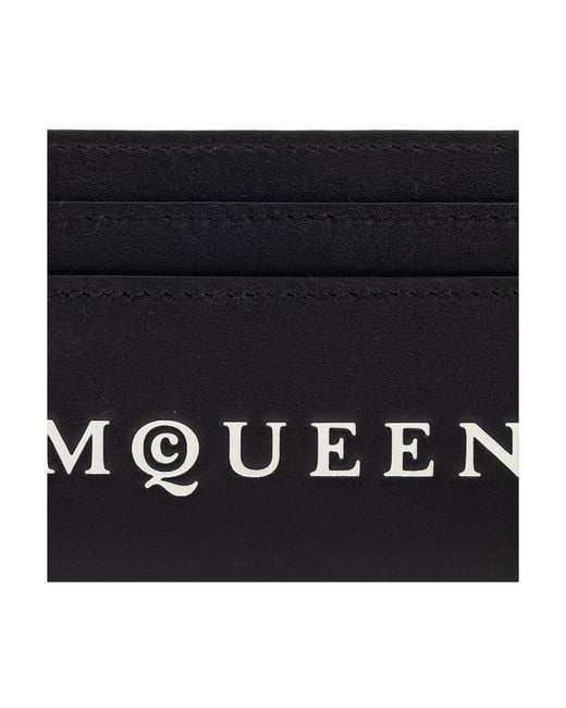 McQueen Black Wallets & Cardholders for men
