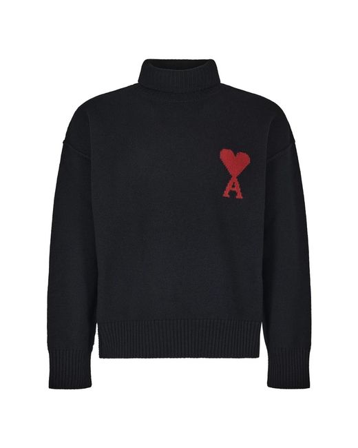 Turtlenecks AMI pour homme en coloris Black