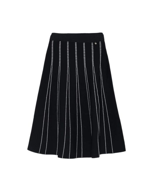 Liu Jo Black Midi Skirts