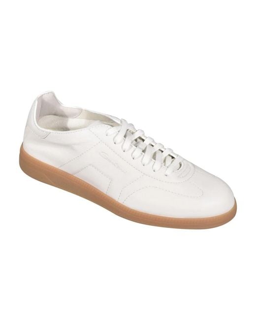 Santoni White Sneakers for men