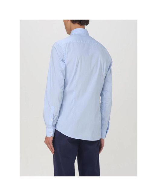 Fay Blue Formal Shirts for men