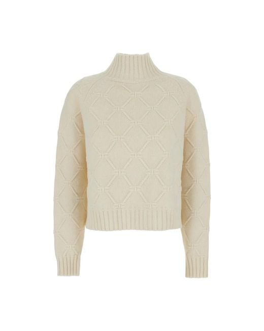 Elisabetta Franchi Turtlenecks in het White