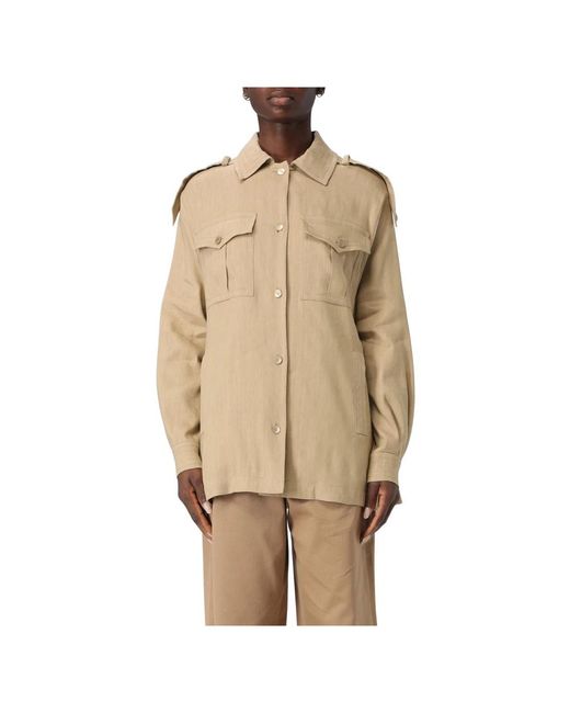Light Jackets Alberta Ferretti de color Natural