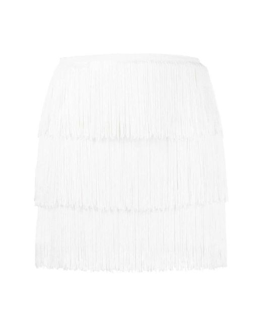 Norma Kamali White Short Skirts