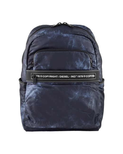 DIESEL Blue Backpacks for men