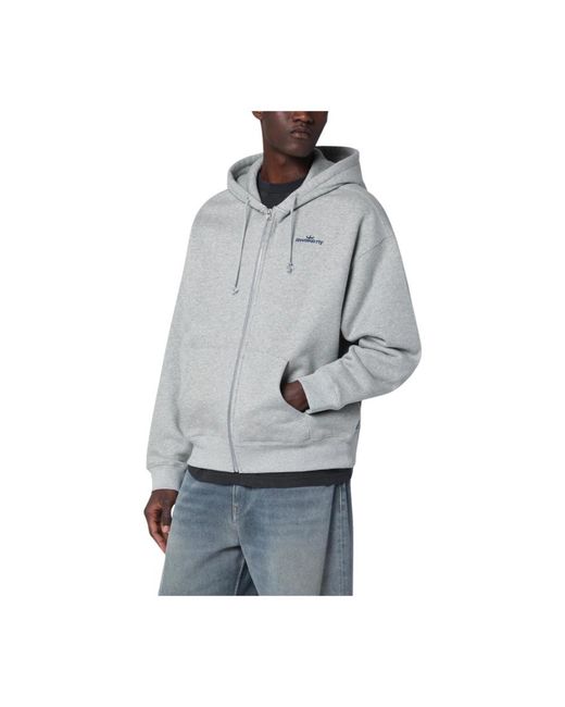 AWAKE NY Gray Zip-Throughs for men
