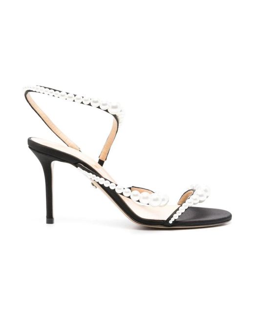 Mach & Mach Metallic High Heel Sandals