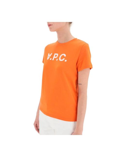 A.P.C. Orange Sweatshirt t-shirt