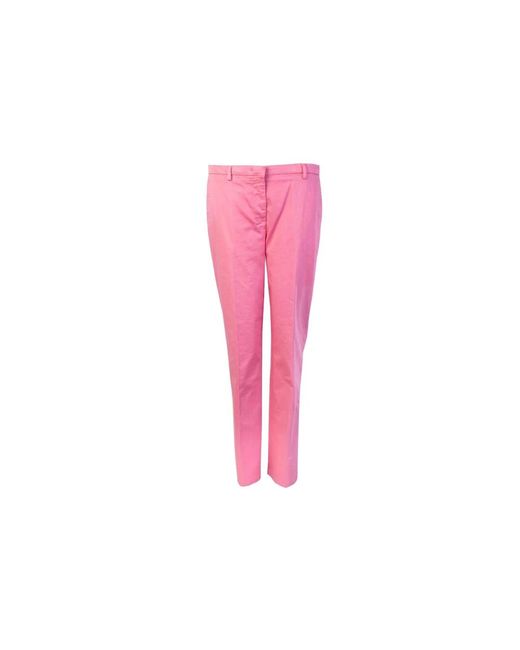 Pink cotton trouser di Lardini