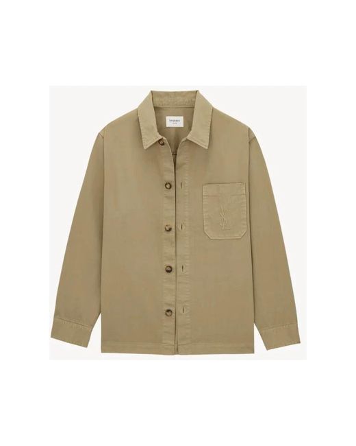 Saint Laurent Green Casual Shirts for men