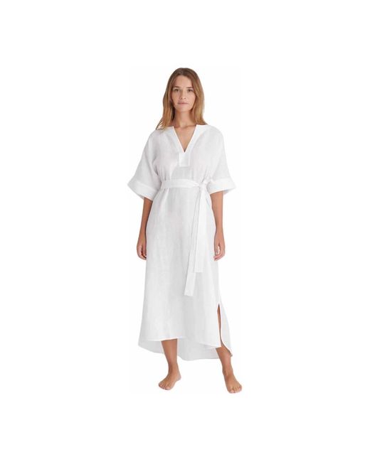Maxi Dresses Eres de color White
