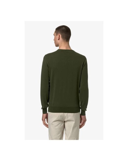 Knitwear > round-neck knitwear K-Way pour homme en coloris Green