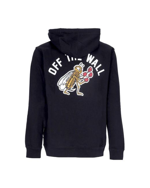 Vans Schwarzer checkerboard research hoodie langarm in Blue für Herren