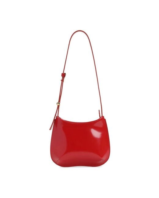 Jacquemus Red Le Petit Bisou Handbag