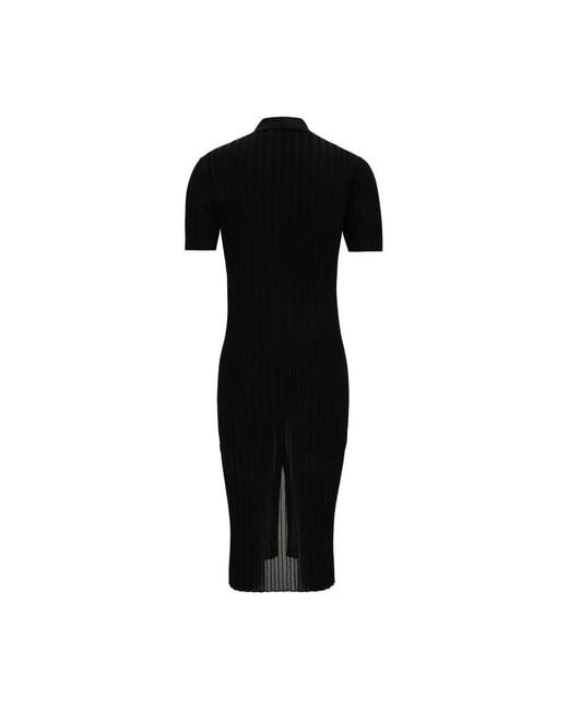 Versace Black Chemisier Dress