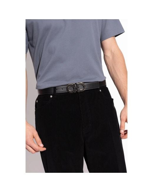 Ferragamo Black Belts for men