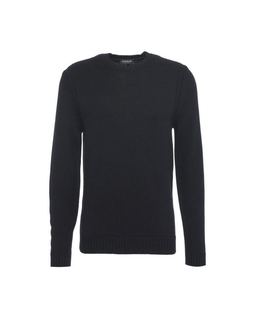 Dondup Blue Round-Neck Knitwear for men