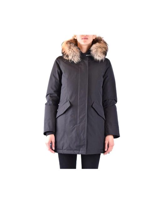 Woolrich Black Parkas