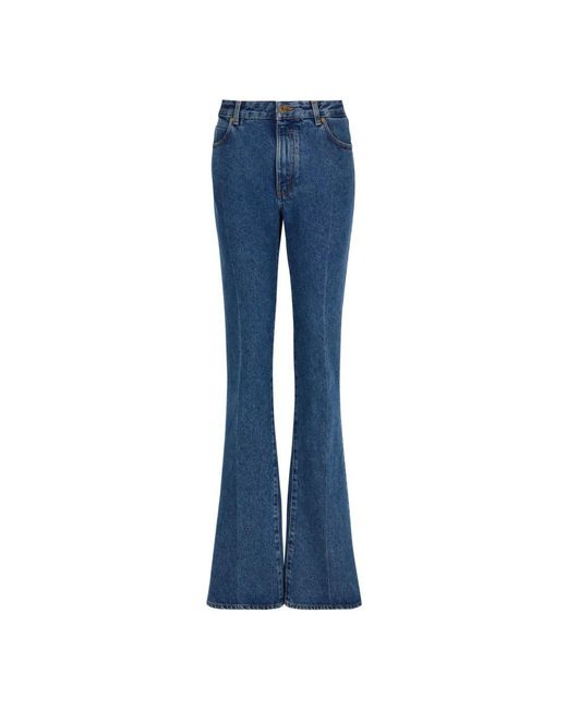 Balmain Blue Boot-Cut Jeans