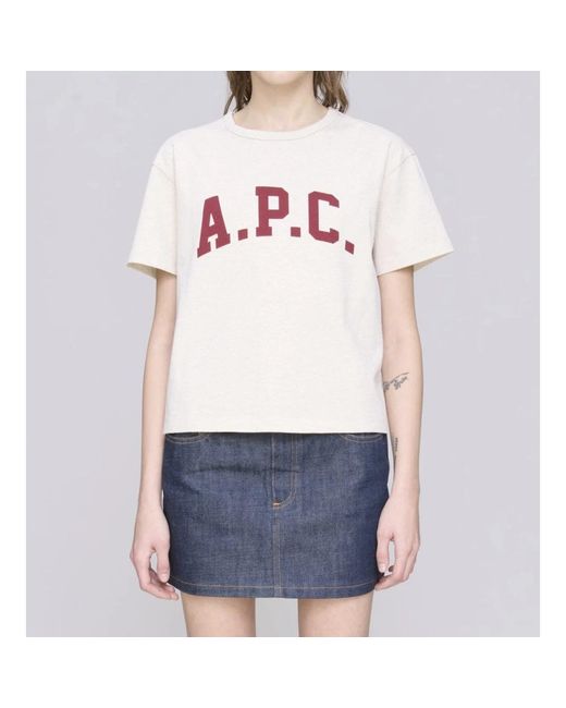 A.P.C. White T-Shirts