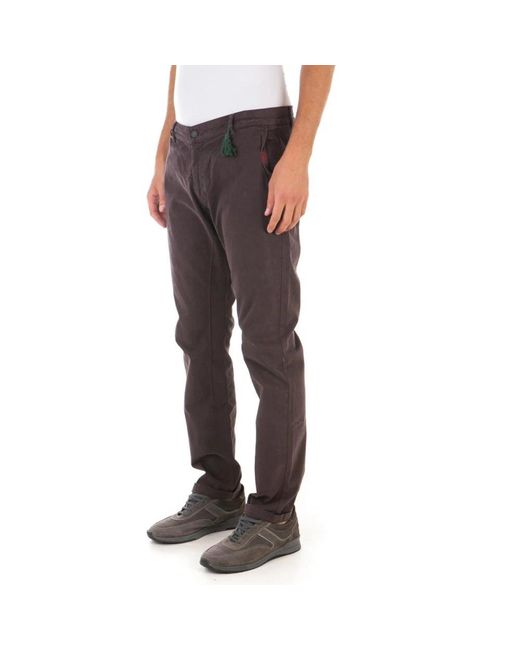 Daniele Alessandrini Gray Chinos for men