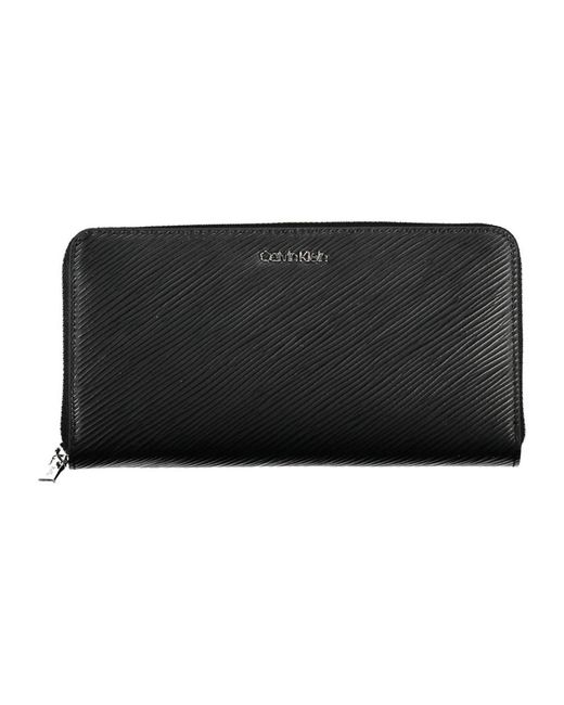 Calvin Klein Accessoires ,Zwart ,5-Vaks Portemonnee in het Black