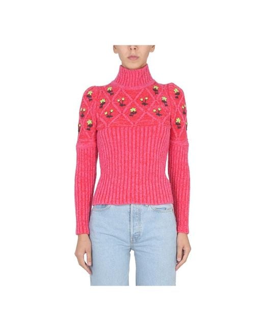 Cormio Red Turtlenecks