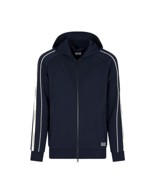 Zip-Throughs EA7 de hombre de color Blue