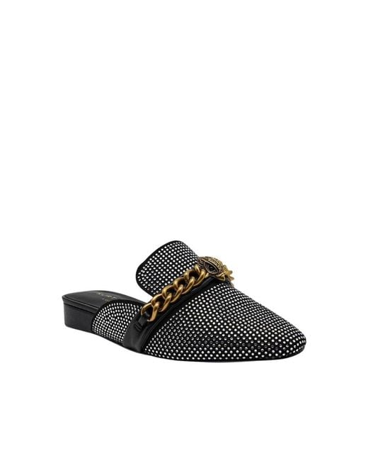 Kurt Geiger Black Mules