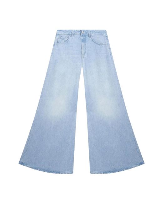 Dondup Blue Wide Jeans