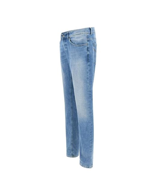 Dondup Blue Straight Jeans for men