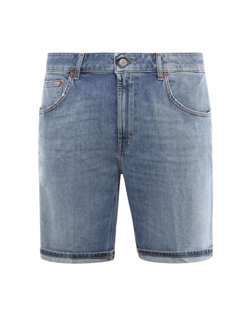 Dondup Blue Denim Shorts for men