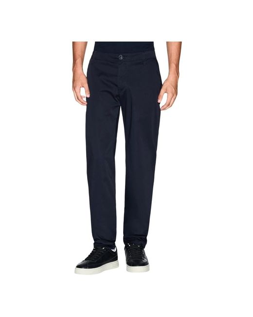 ARMANI EXCHANGE Blue Chinos for men