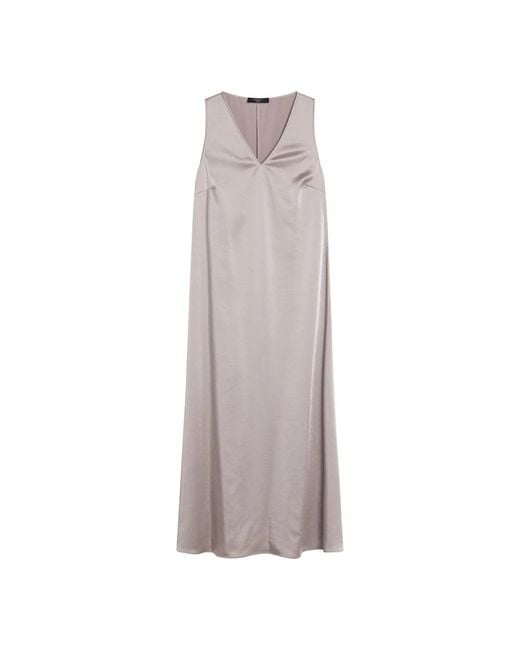 Weekend by Maxmara Gray Maxi Dresses