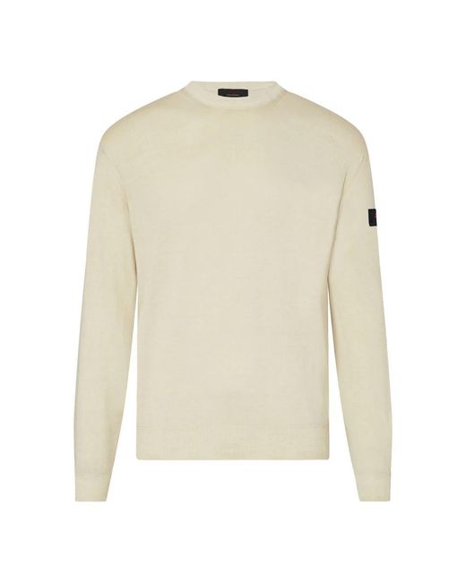 Peuterey White Round-Neck Knitwear for men